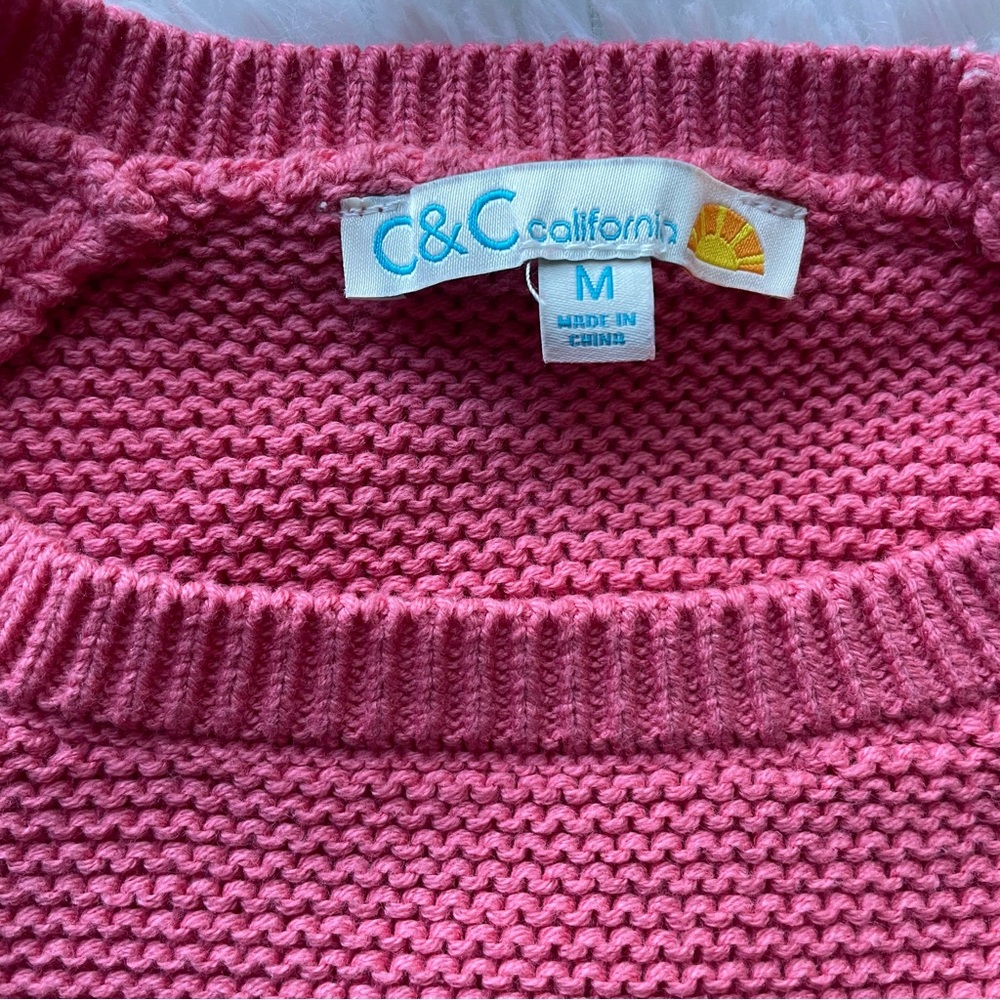 C&C California Loose Knit Crewneck Sweater - Picture 2 of 5